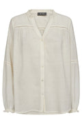 Benedetta Cotton Shirt  | Ecru