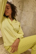Amelia Stripe Blouse | Yellow Plum