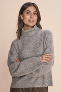 Aidy Thora Rollneck Knit | Grey Melange
