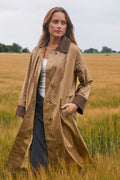 Anneli Cord Coat | Khaki