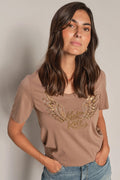 Faye O-Ss Tee  |  Pine Bark