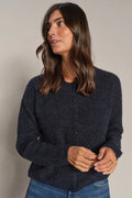 Almine Knit Cardigan | Salute Navy
