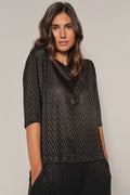 Tash O-Ss Soni Tee  |  Black