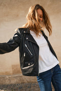 Mitchel Mol Leather Jacket  |  Black