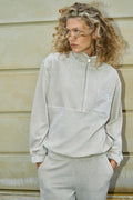 Ello Zip Sweatshirt  |  Feather Gray