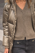 Relena Rib Polo Knit |  Falcon