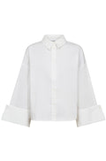 Hina Wide Cuff Shirt 35939 | White