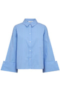 Bianca Wide Cuff Shirt 35940 | Pale Blue