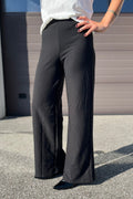 Henne Wide Pants | Black