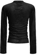 Rose Ls Lace Blouse | Black