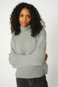 Rola Bine Rollneck Knit |  Grey Melange