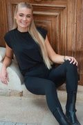 Alma Leggings Fleece  |  Black