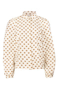 Flora Ls Blouse | Brown Herat