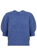 Coralie Bow Rib Knit 32135 | Pale Blue