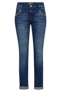 Naomi Ricamo Jeans Regular | Regular Mid Blue