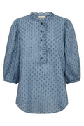 Dina Blouse 206719 | Vintage Indigo Melange