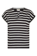 Viva Tee | Black Offwhite