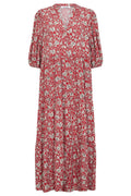 Scarlet Floor Dress | Red