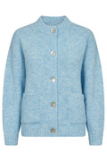 Louisa Cardigan 205416 | Chambray Blue Melange