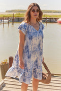 Sunrise Crop Sky Dress 36539 | Blue