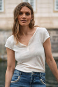 Troy Tee Ss | Ecru