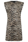 Tiger Sequin Dress | Bone