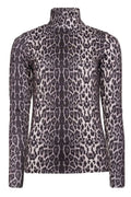 Lotus Ls Highneck Blouse | Grey Black Leo