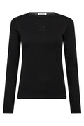 Granny Embroidery Ls Tee 33180 | Black