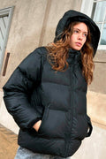 Fox C Puffer Jacket | Black