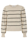 Sranalia Stripe Knit | Feather Gray Melange
