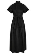 Nellie Poplin Dress | Black