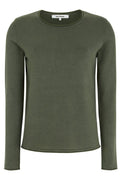 Marla O-Neck Roll Edge Knit | Tea Leaf