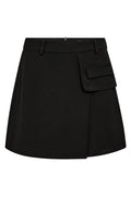 Luna Pocket Pleat Mini Skirt 34223 | Black