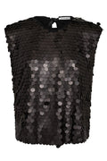 Maxi Sequin Bow Top 35677 | Black