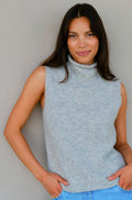 Odelia Knit Top | Light Grey