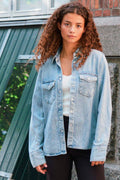 Roger Denim Shirt | Smoke Blue