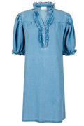 Alma Denim Dress | Stonewash