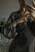 Isobel Floating Wave Dress | Dark Sand