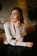 Landa Leo Jacquard Blouse | Champagne