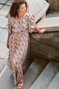 Kikka Wild Rose Dress | Dusty Rose