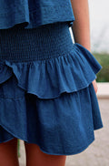 Carin Denim Skirt | Blue