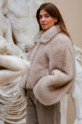 Steff Faux Fur Jacket | Beige