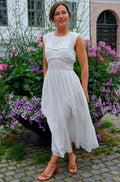 Myrna Dot Dress | White