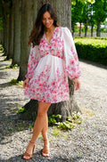 Semila Flower Print Dress | Rose