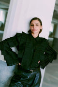 Bluebell Frill Shirt 205246 | Black