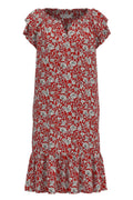 Sunrise Crop Scarlet Dress | Red