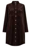 Cordy Dress 206989 | Coffee Bean