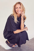 Callum Volume Ss Dress | Black
