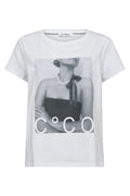 Siara Pearl Necklace Tee 33181 | White