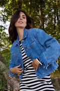 Hannah Jacket |  Medium Blue Denim